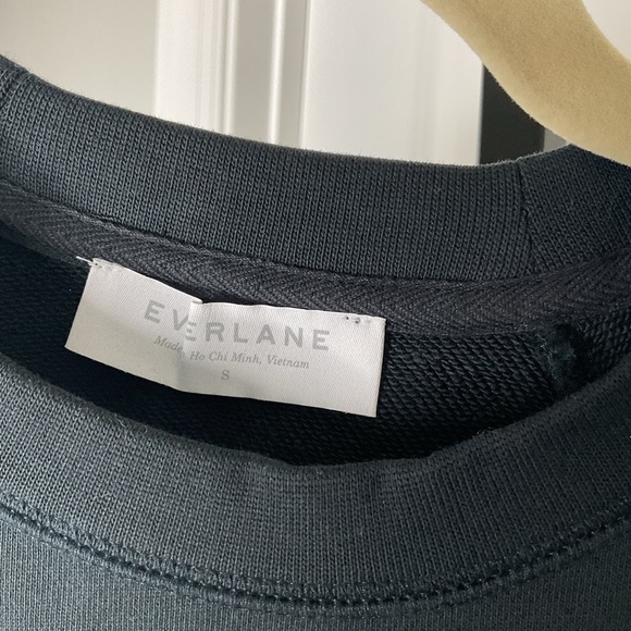 EVERLANE 100% Human Sweatshirt, S, ,Black, NWOT - Picture 5 of 8